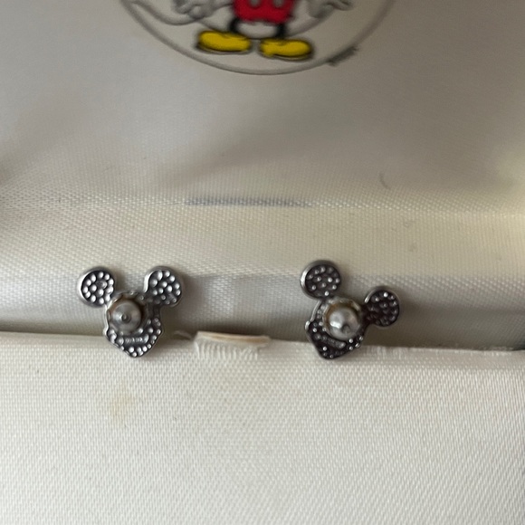 Mickey Vintage Silver plated Earrings - Picture 4 of 4